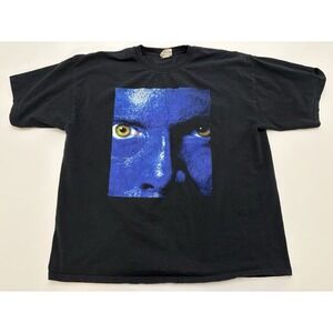 VTG 90s The Blue Man Group Graphic Band Shirt Made In Mexico Black 2XL